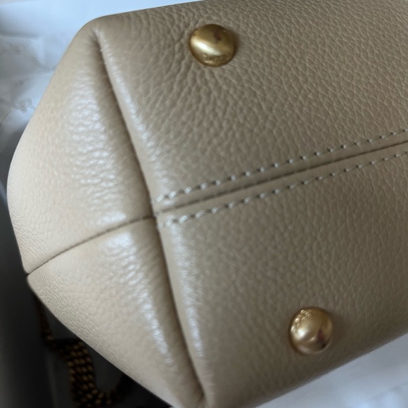 Polene Tan Mini Bag with Gold Detail - Picture 9 of 11